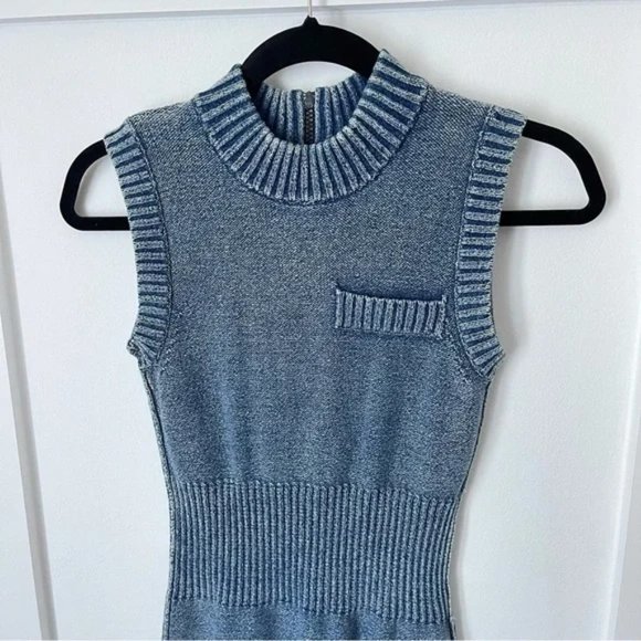 T by Alexander Wang Sleeveless Sweater Dress - Picture 6 of 9
